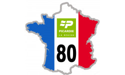 sticker / autocollant FRANCE 80 Région Picardie