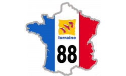 sticker / autocollant FRANCE 88 Région Lorraine