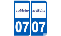 numero immatriculation 07 (Ardèche)
