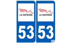 numero immatriculation 53 (Mayenne)