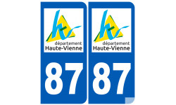 numero immatriculation 87 (Haute-Vienne)