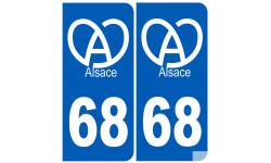numero immatriculation 68 (Haut-Rhin) Alsace