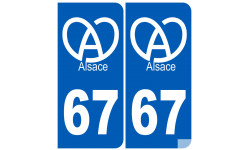 numero immatriculation 67 (Bas-Rhin) Alsacien