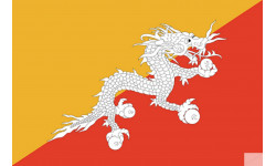 drapeau officiel Bhutan 