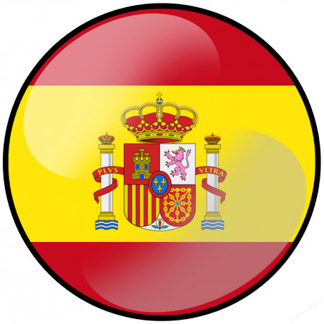 drapeau Espagnol - 15cm - Sticker/autocollant