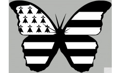 Effet papillon Breton (10x7cm) - Sticker/autocollant
